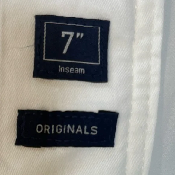 Chubbies White Shorts Mens Large 7” Inseam Originals Casual Summer - Picture 3 of 4